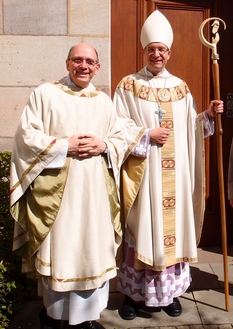 Bischof Dr. Michael Gerber und Dechant Andreas Weber 